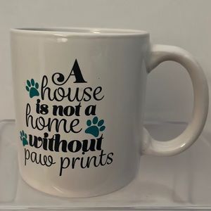 Paw Print Coffee Mug EUC